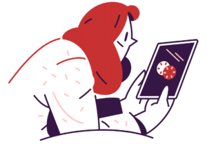 pengespill illustrasjon